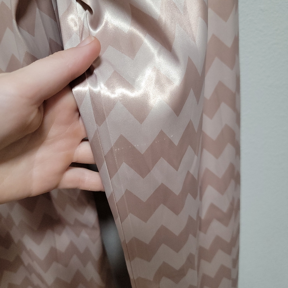 Maniere de voir stretch high rise wide leg pleated trouser zigzag herringbone - Picture 7 of 9